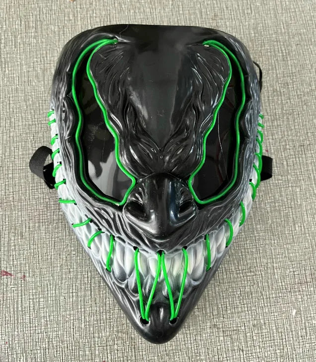 LED Venom Horror Mask