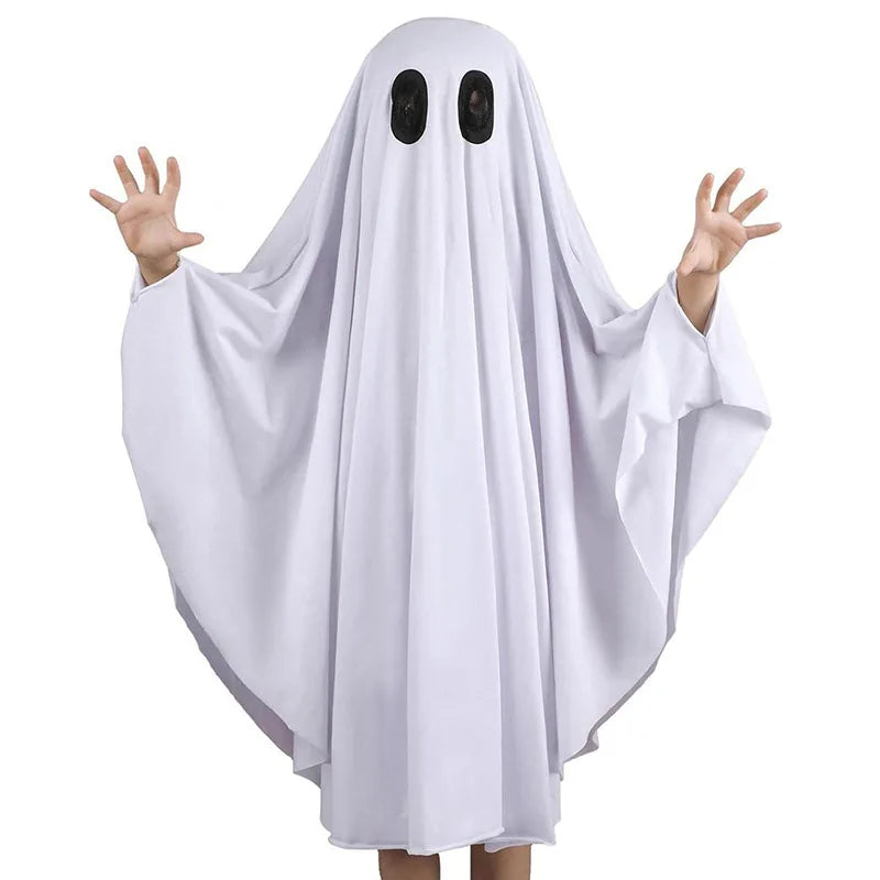 White Ghost Pullover Cloak