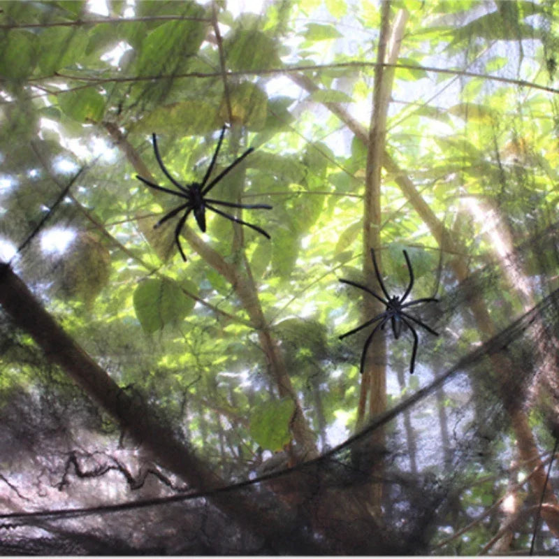 Artificial Spider Web Decoration