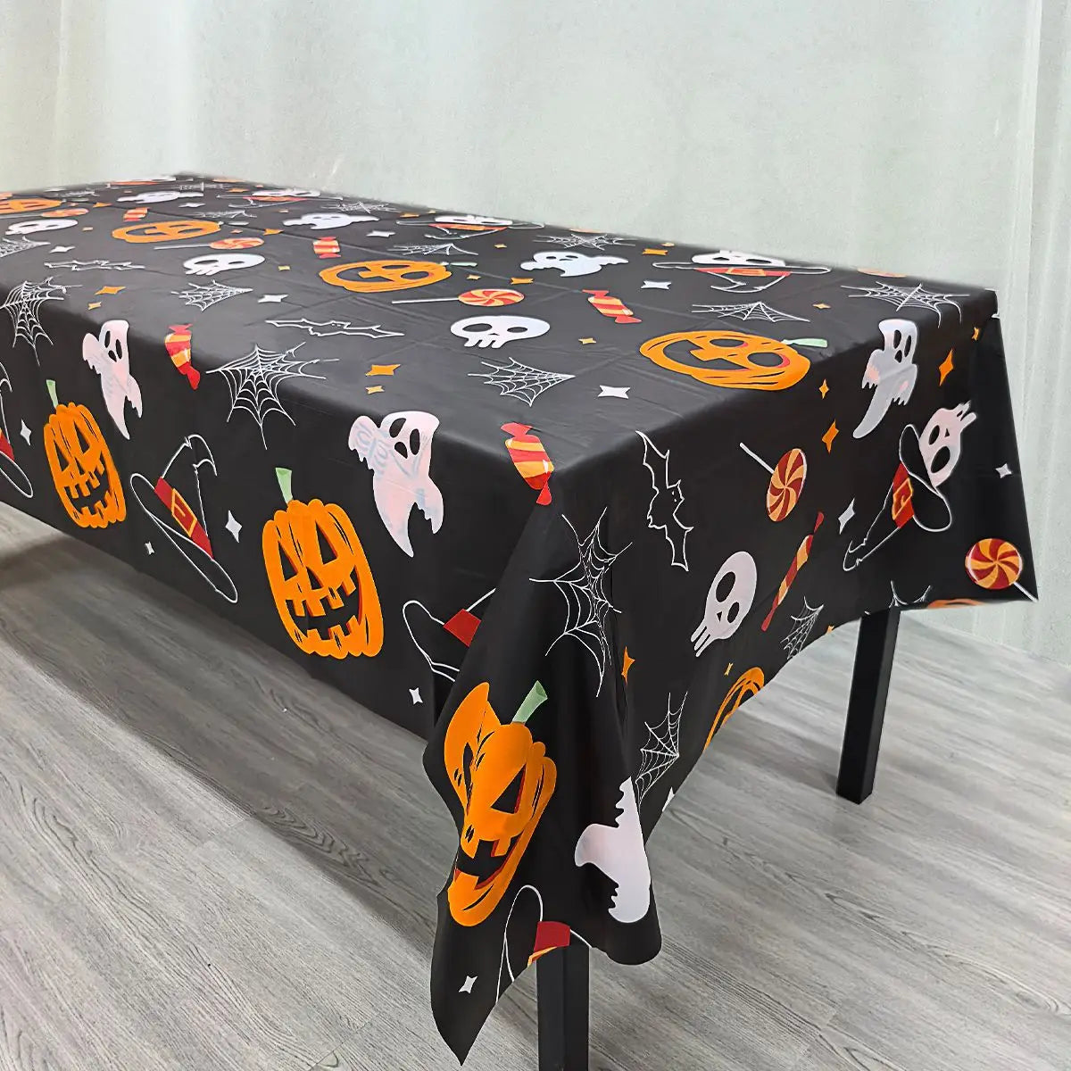 Terror Pumpkin Ghost Tablecloth