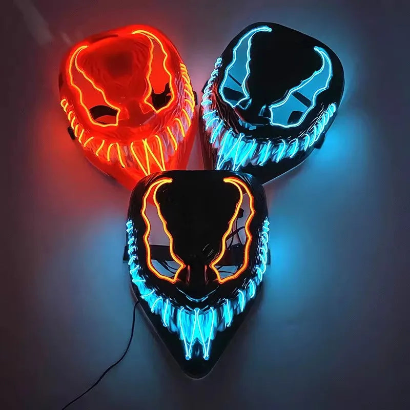 LED Venom Horror Mask