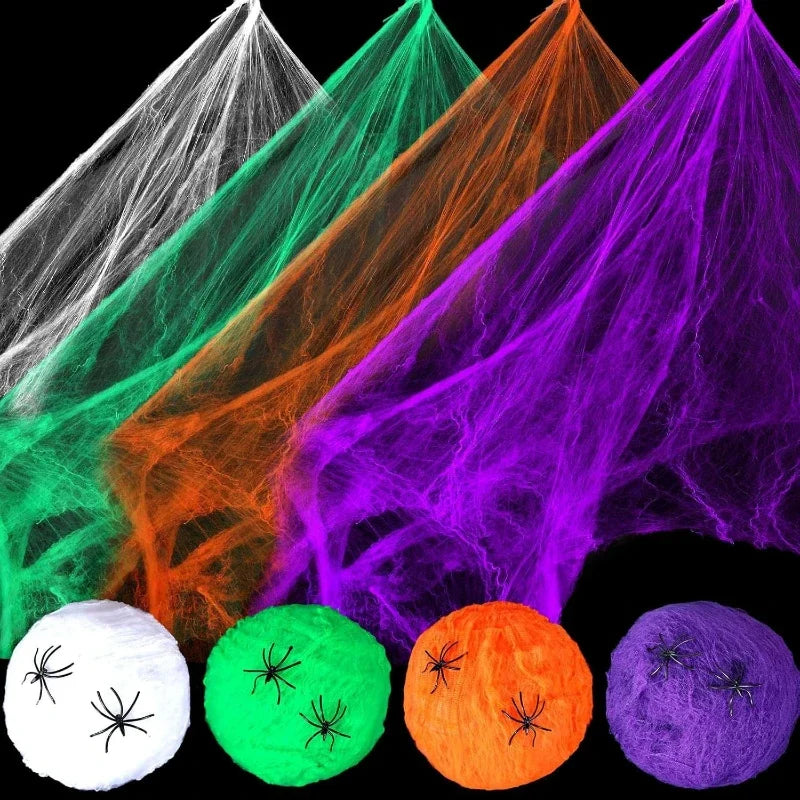 Artificial Spider Web Decoration
