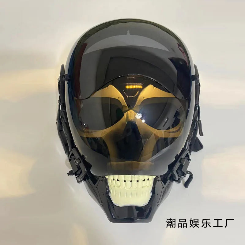 Cyberpunk LED Skull Mask
