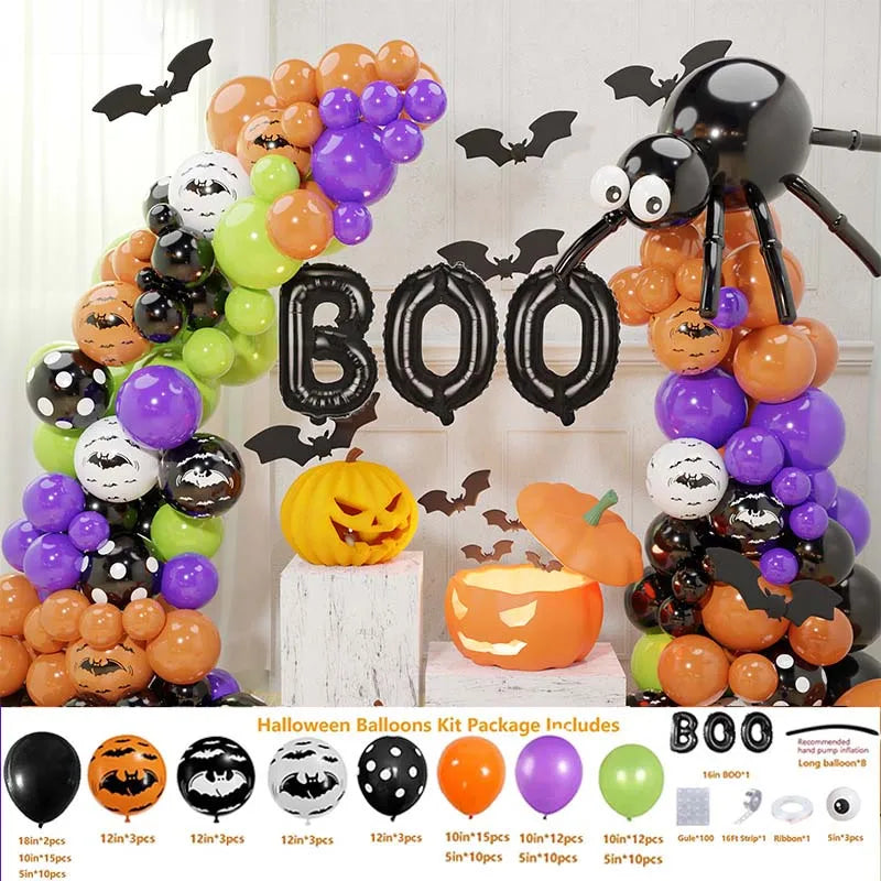 Bat Balloon Garland — Pumpkin Bottles