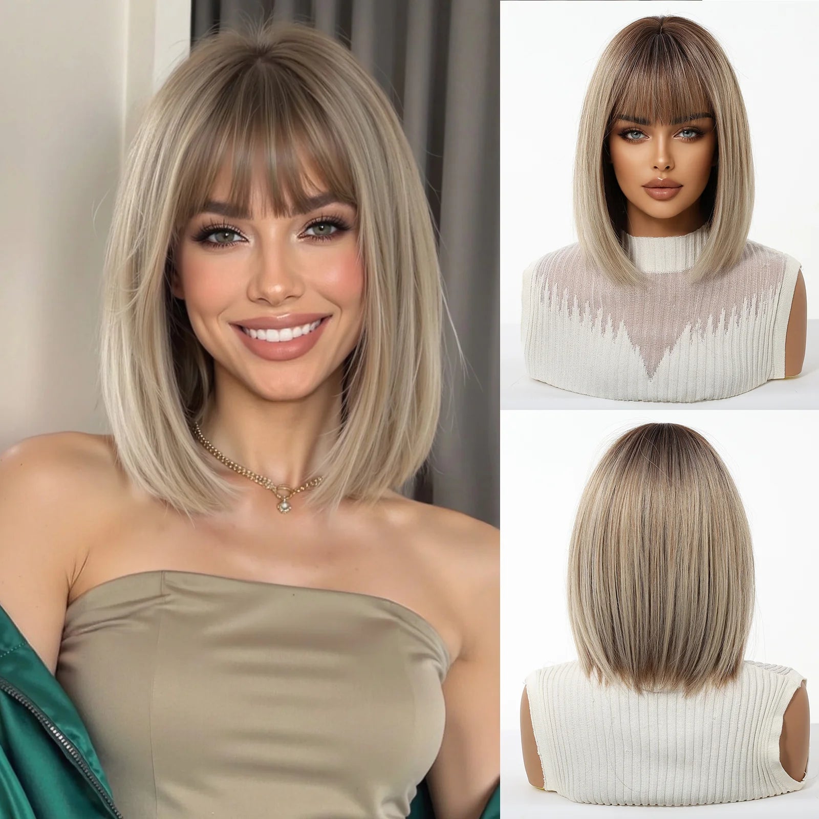Short Straight Bob Wig