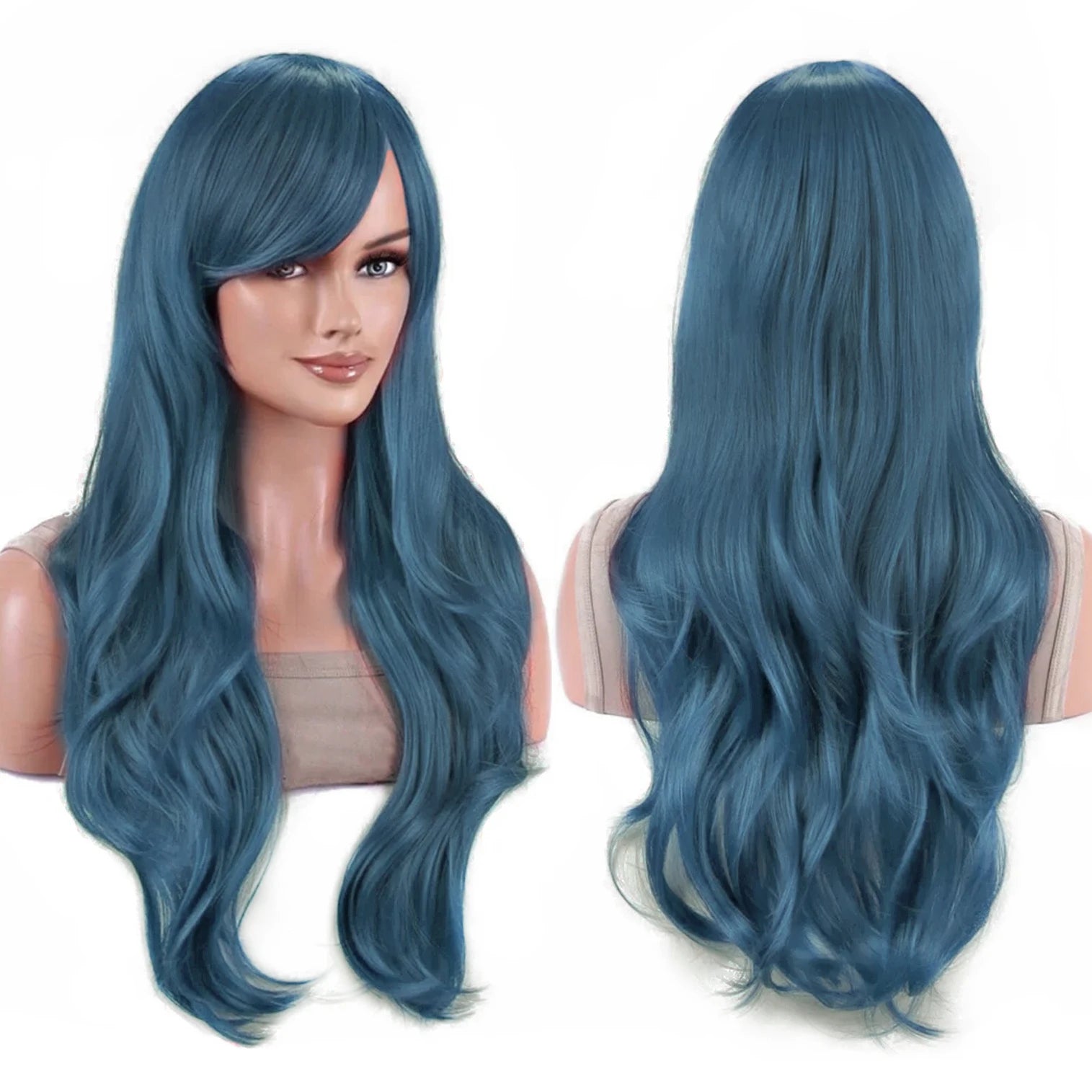Long Wavy Rainbow Wig