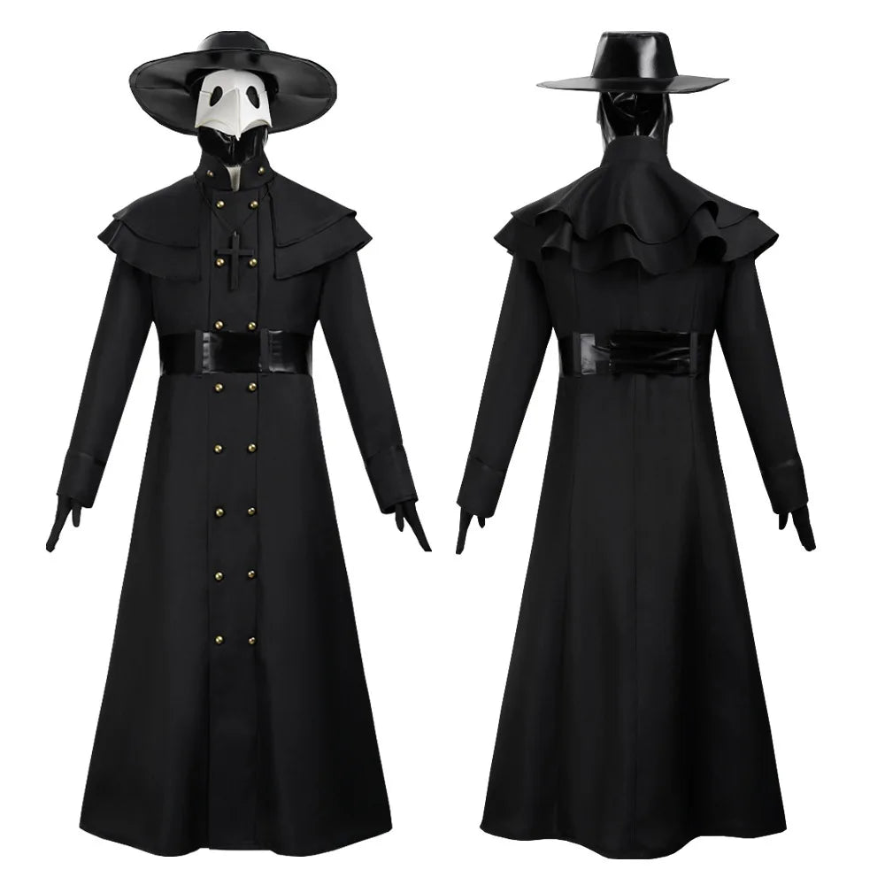 Steampunk Plague Doctor Coat & Mask