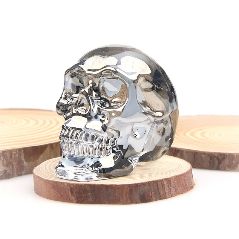 Colorful Crystal Skull Decor
