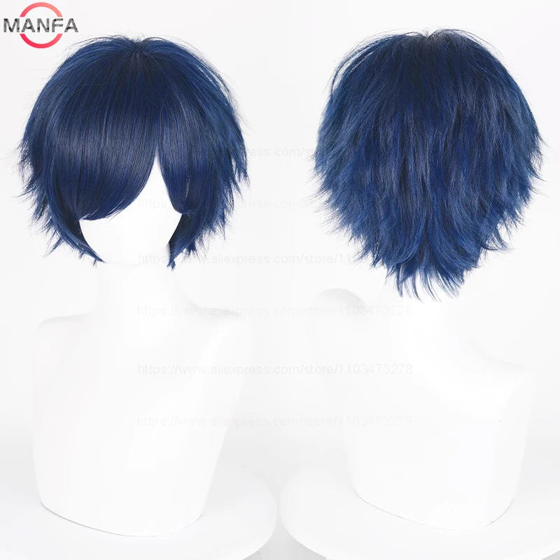 Short Black Anime Wig