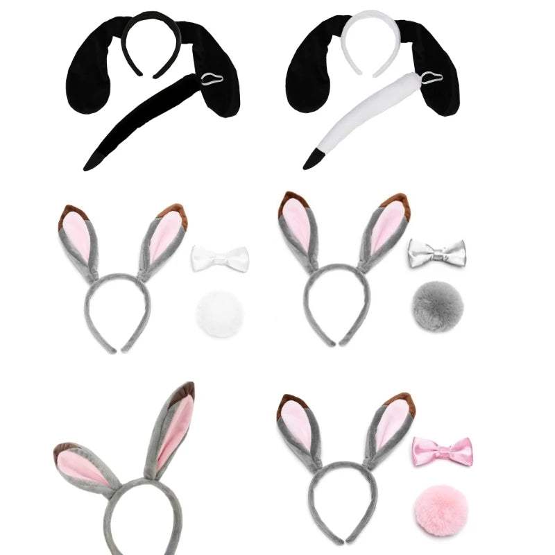 Plush Bunny Ears Headband
