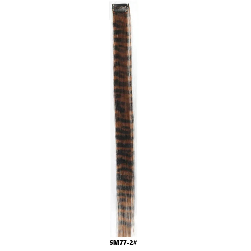 Striped Clip-In Hair Extensions