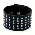 Gothic Star Wide Cuff Bracelet