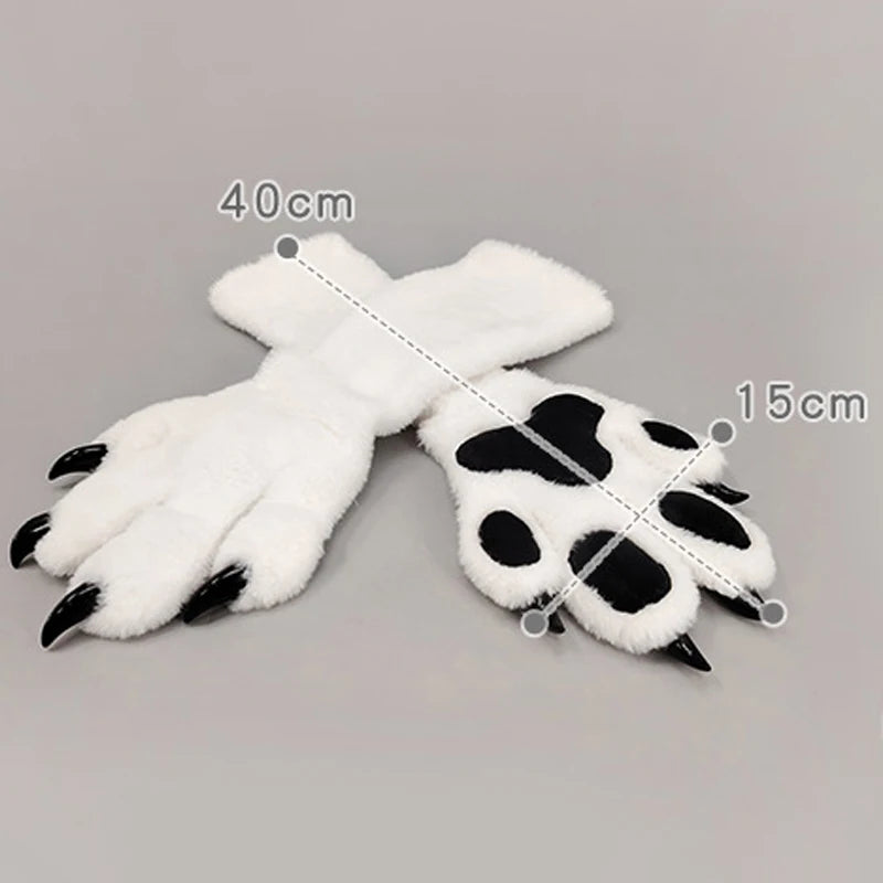Plush Fursuit Claw Gloves