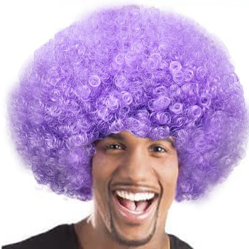 Afro Puff Clown Wig