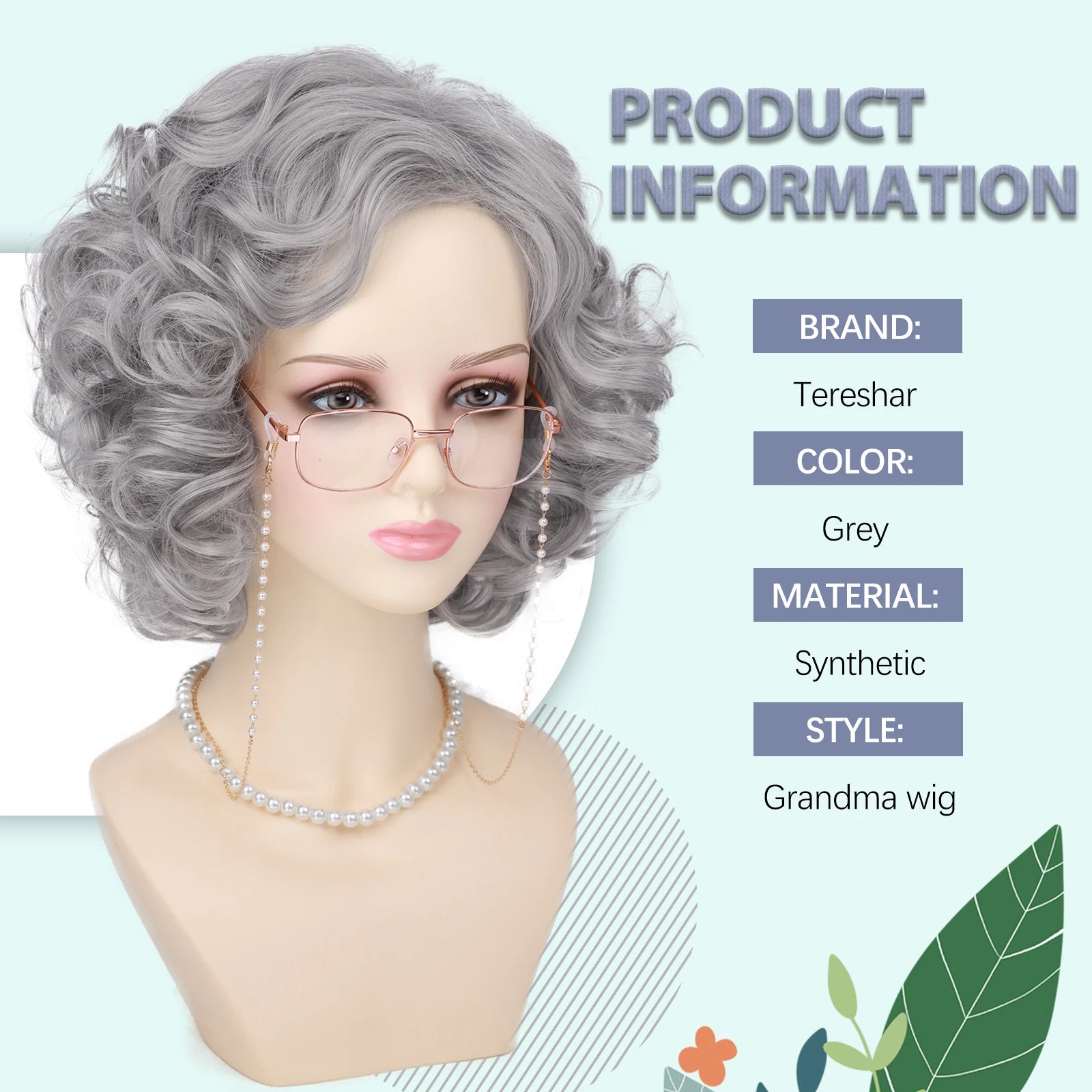 Old Lady Hair Accessory Set