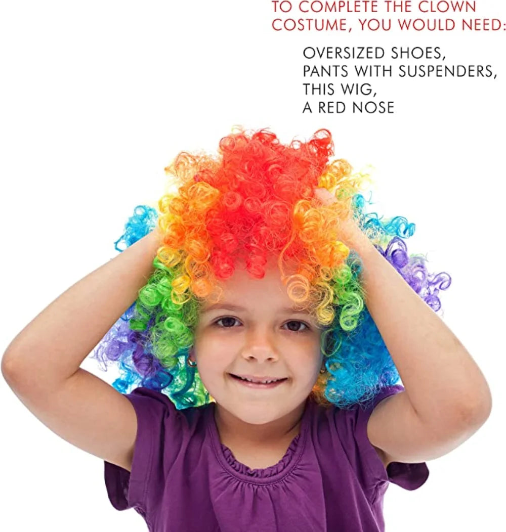 Curly Clown Performance Wig