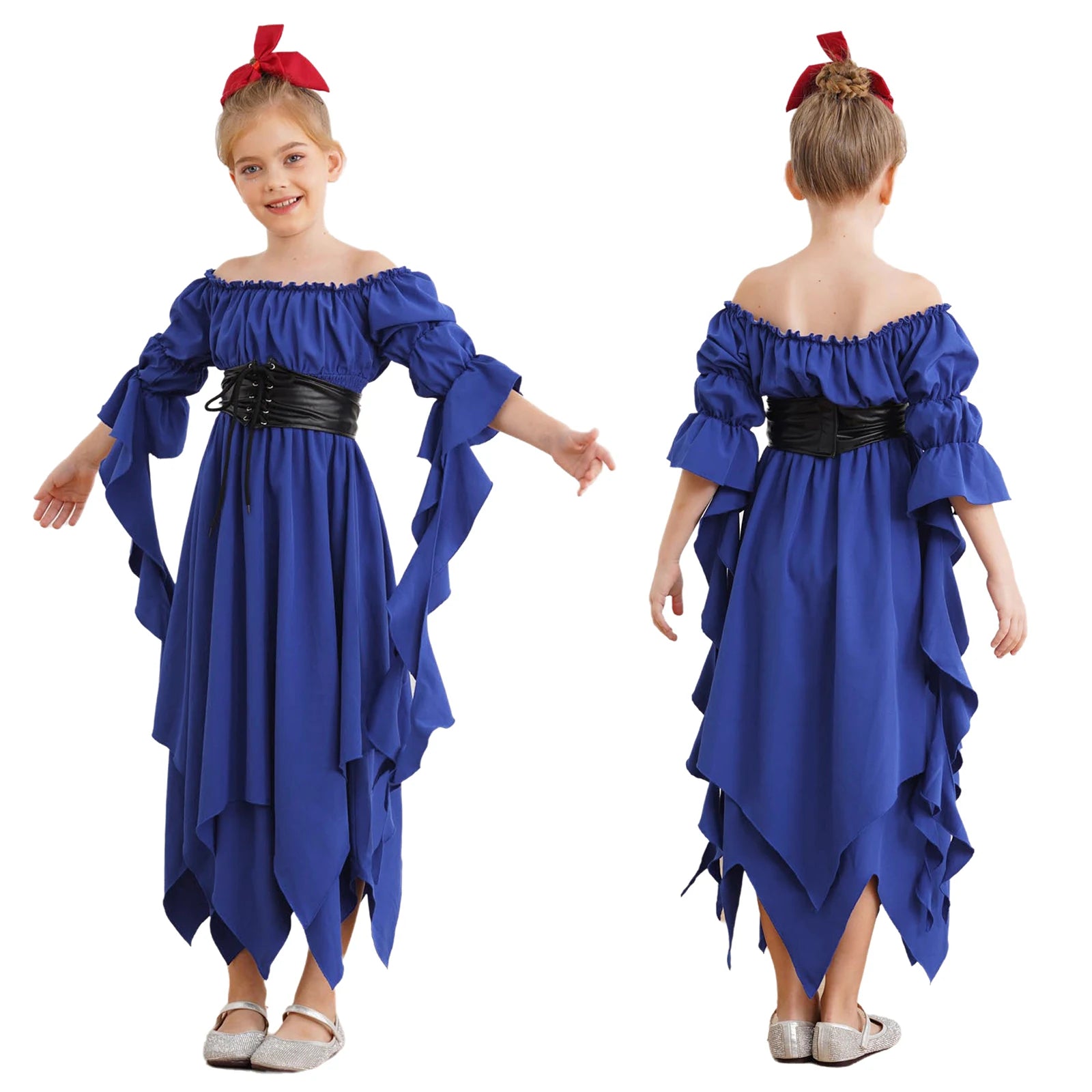 Girls Medieval Witch Costume