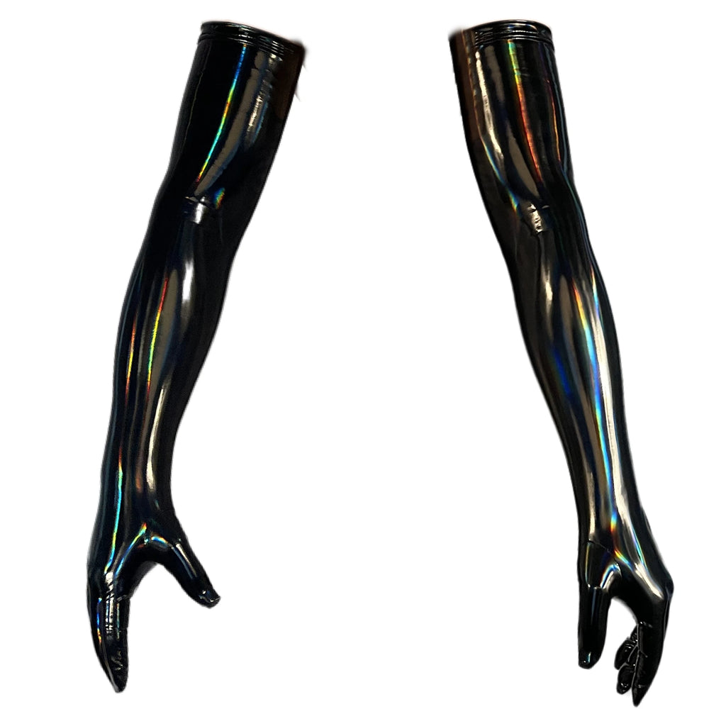 PVC Long Club Gloves