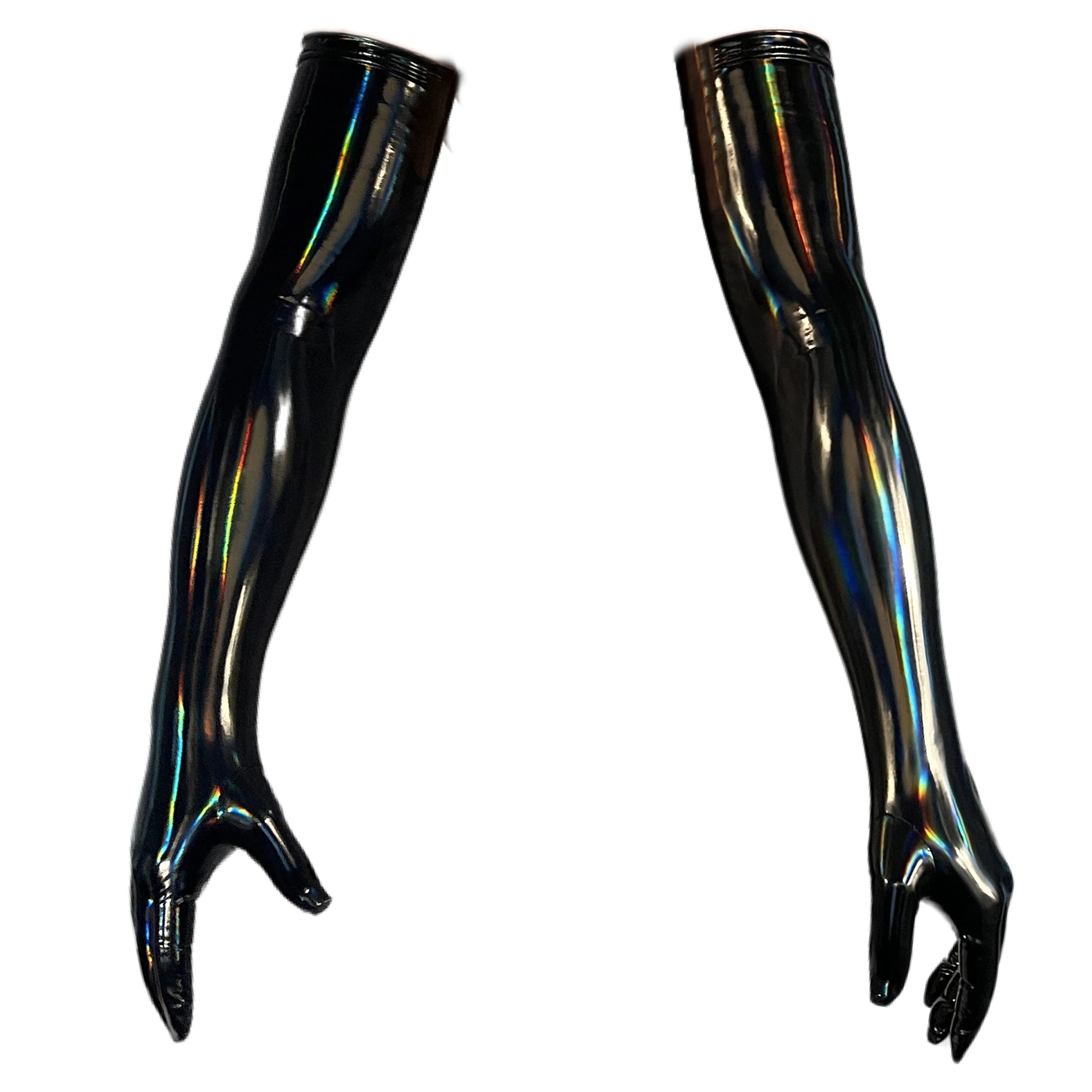 PVC Long Club Gloves
