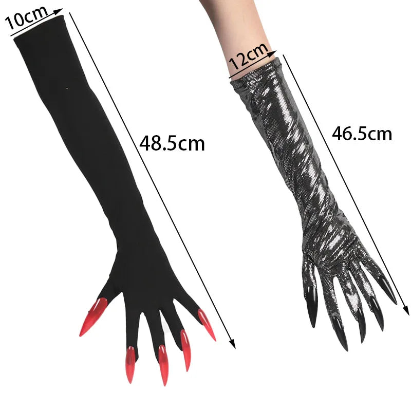 Long Ghost Claw Gloves