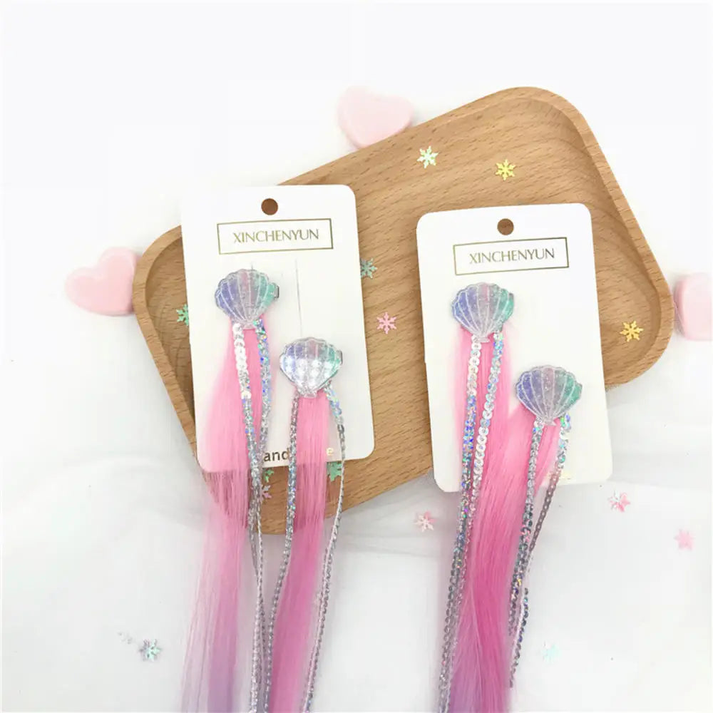 Kids Mermaid Wig & Hairpins