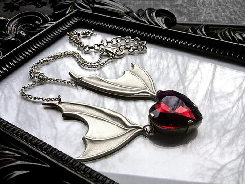 Gothic Bat Fashion Necklace