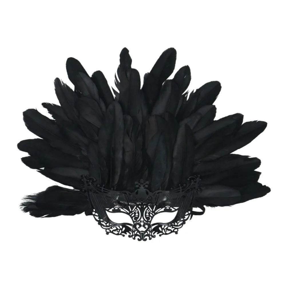 Feather Masquerade Mask