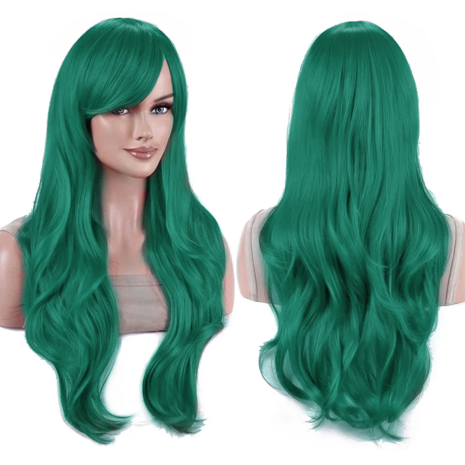 Long Wavy Rainbow Wig