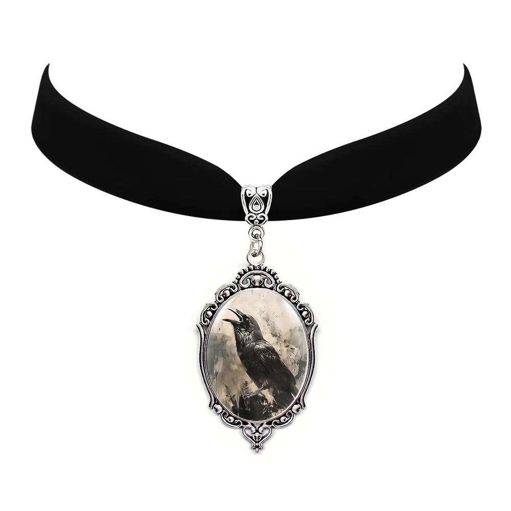 Gothic Bat Choker