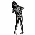 Kids Hooded Skeleton Costume