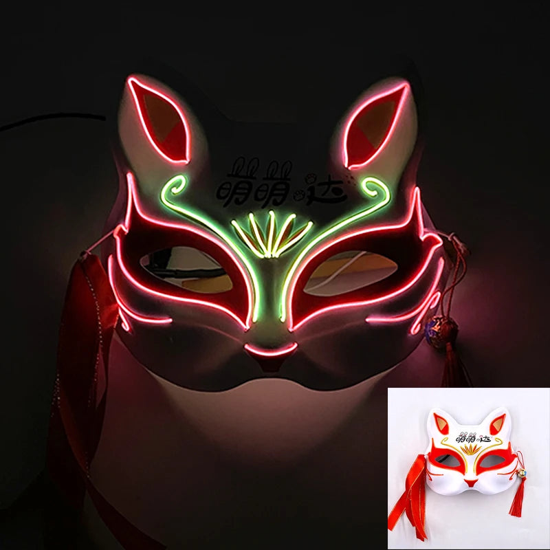 Neon EL Wire LED Mask