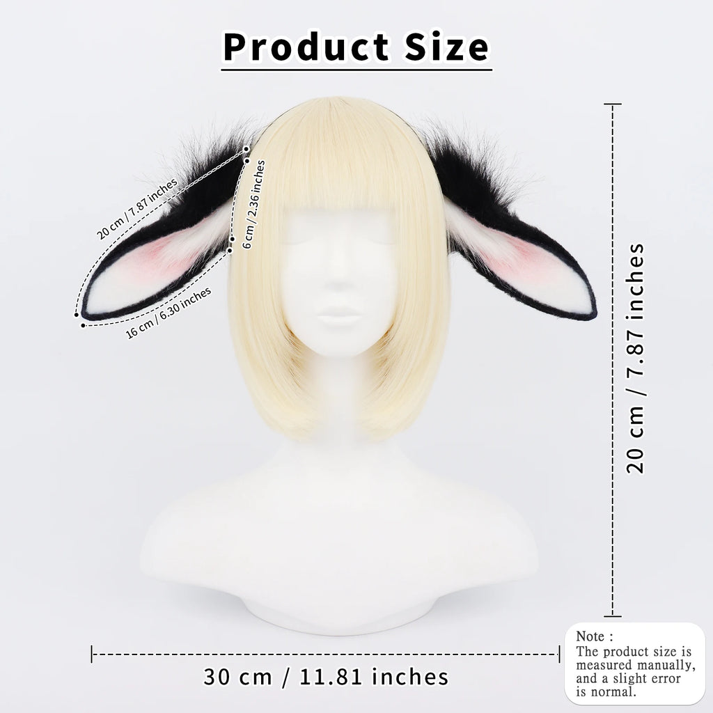 Faux Fur Bunny Ears Headband
