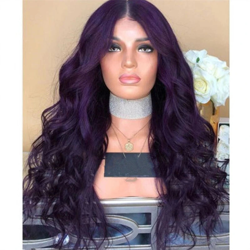 Wavy Purple Cosplay Wig