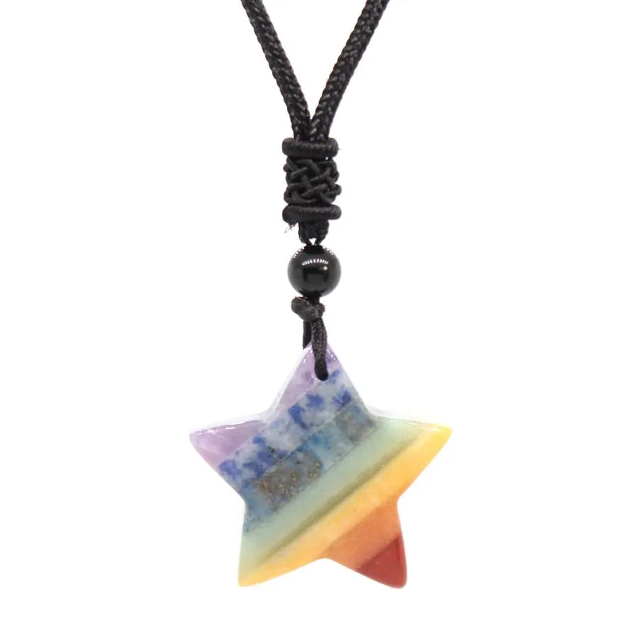 Chakra Moonstone Pendant