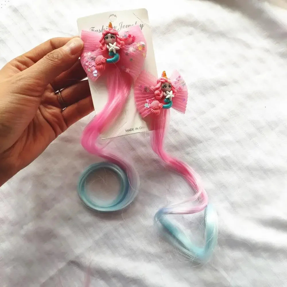Kids Mermaid Wig & Hairpins