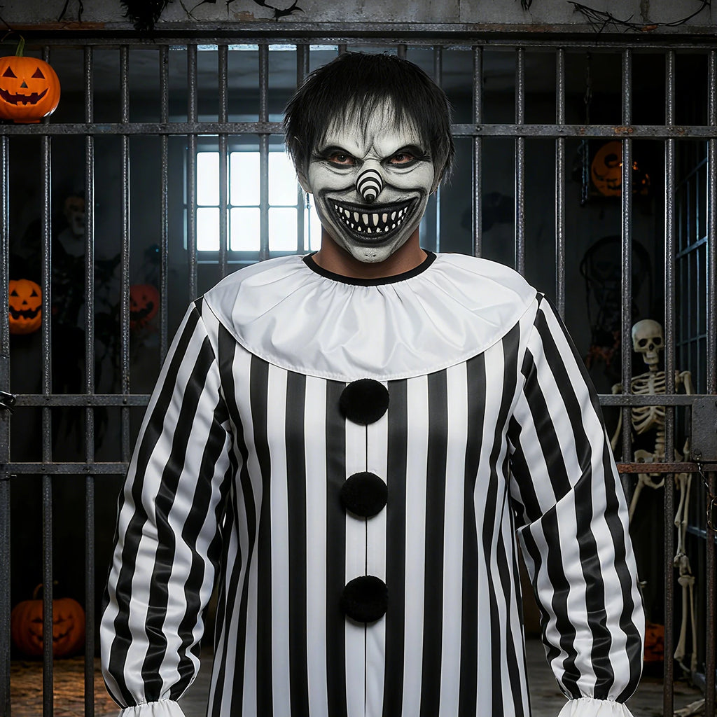 Evil Demon Clown Mask