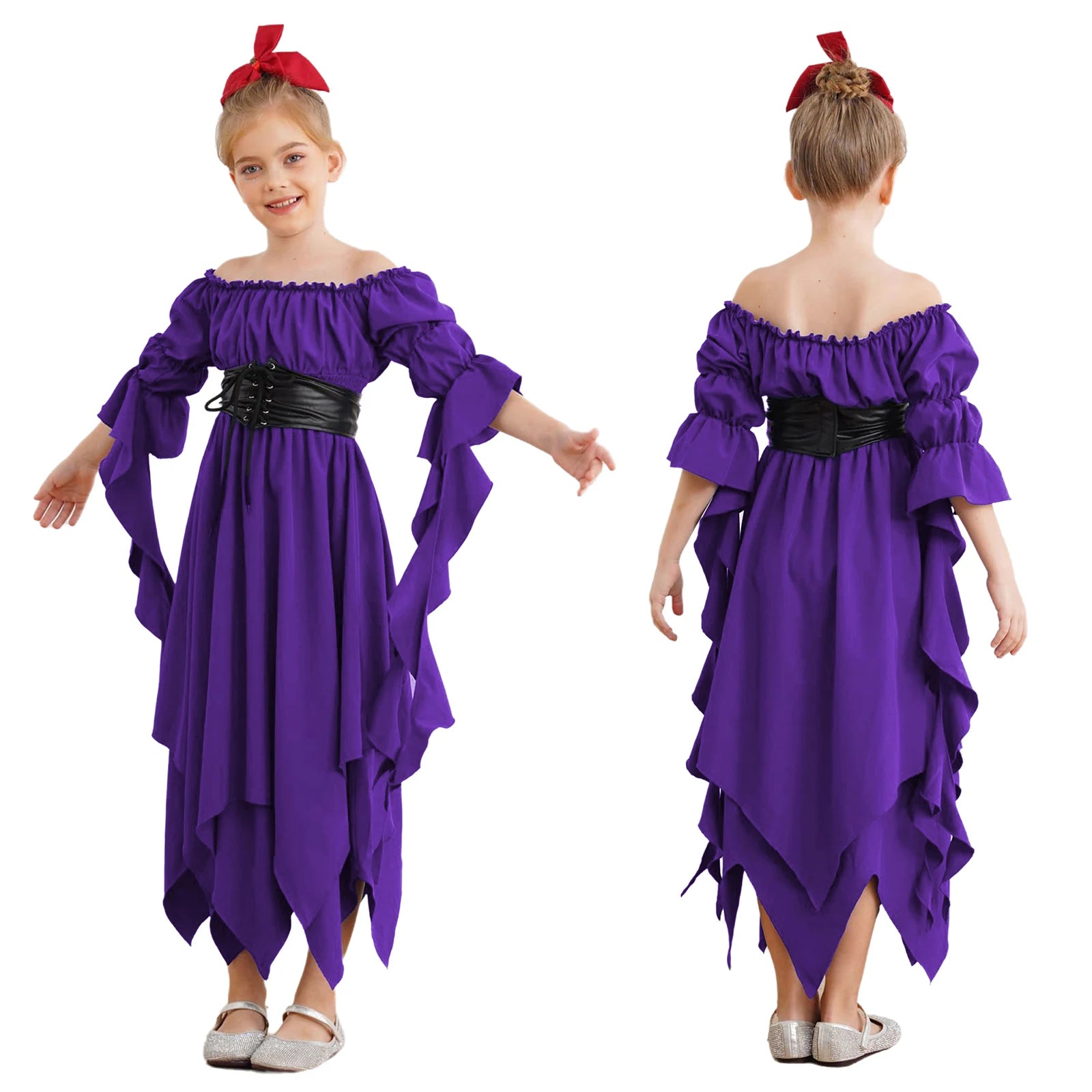 Girls Medieval Witch Costume
