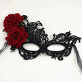 Gold Lace Rose Mask