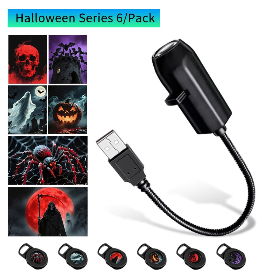 Pumpkin Ceiling Projector Night Light