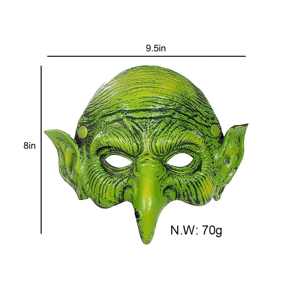 Old Witch Goblin Mask