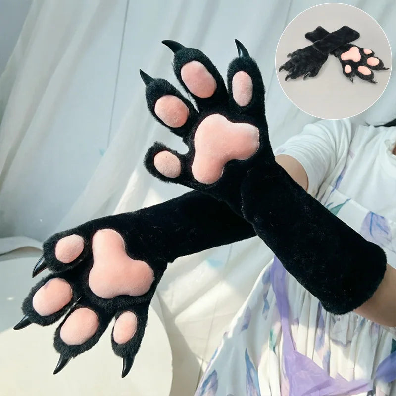 Plush Fursuit Claw Gloves