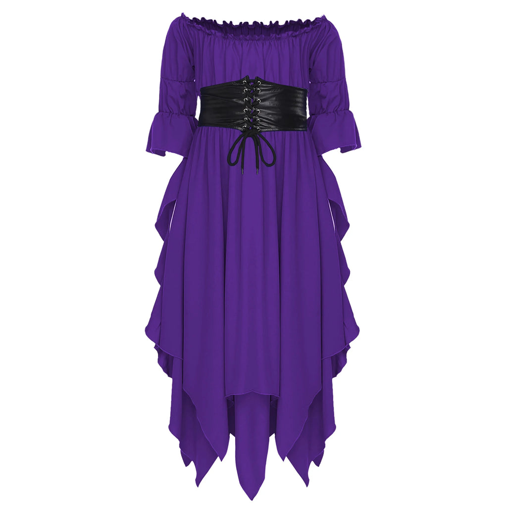Girls Medieval Witch Costume