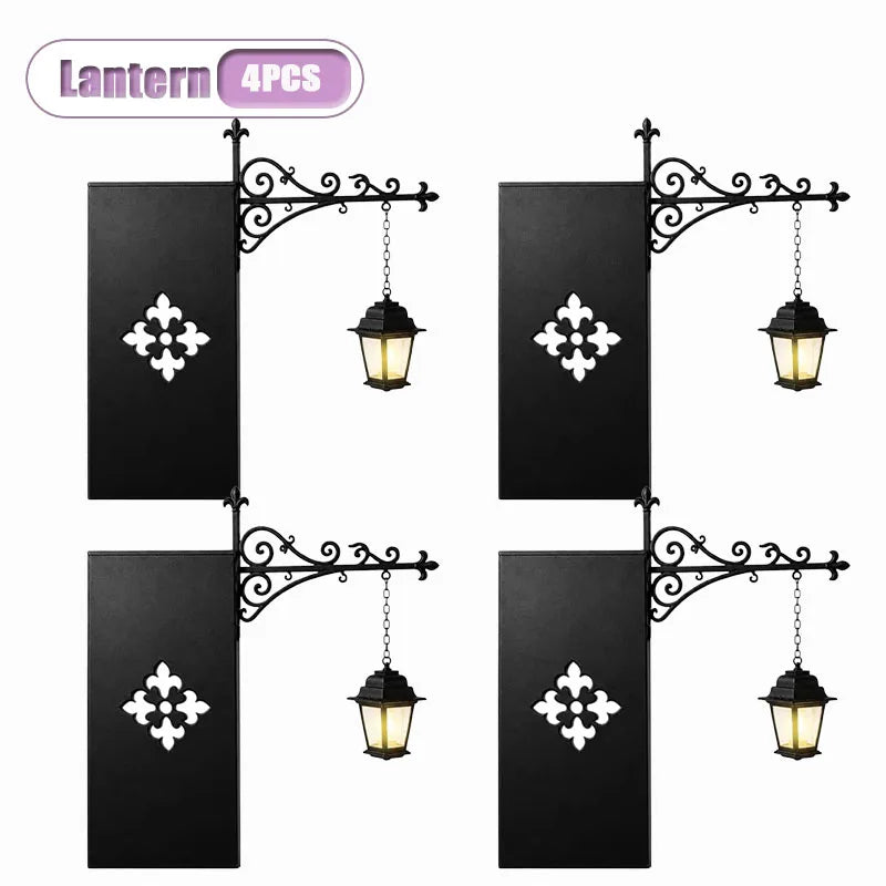 Vintage Gothic Pumpkin Lantern (Bookshelf/Shelf Display)