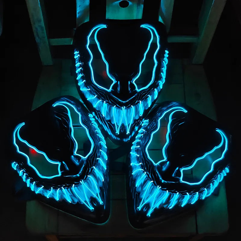LED Venom Horror Mask