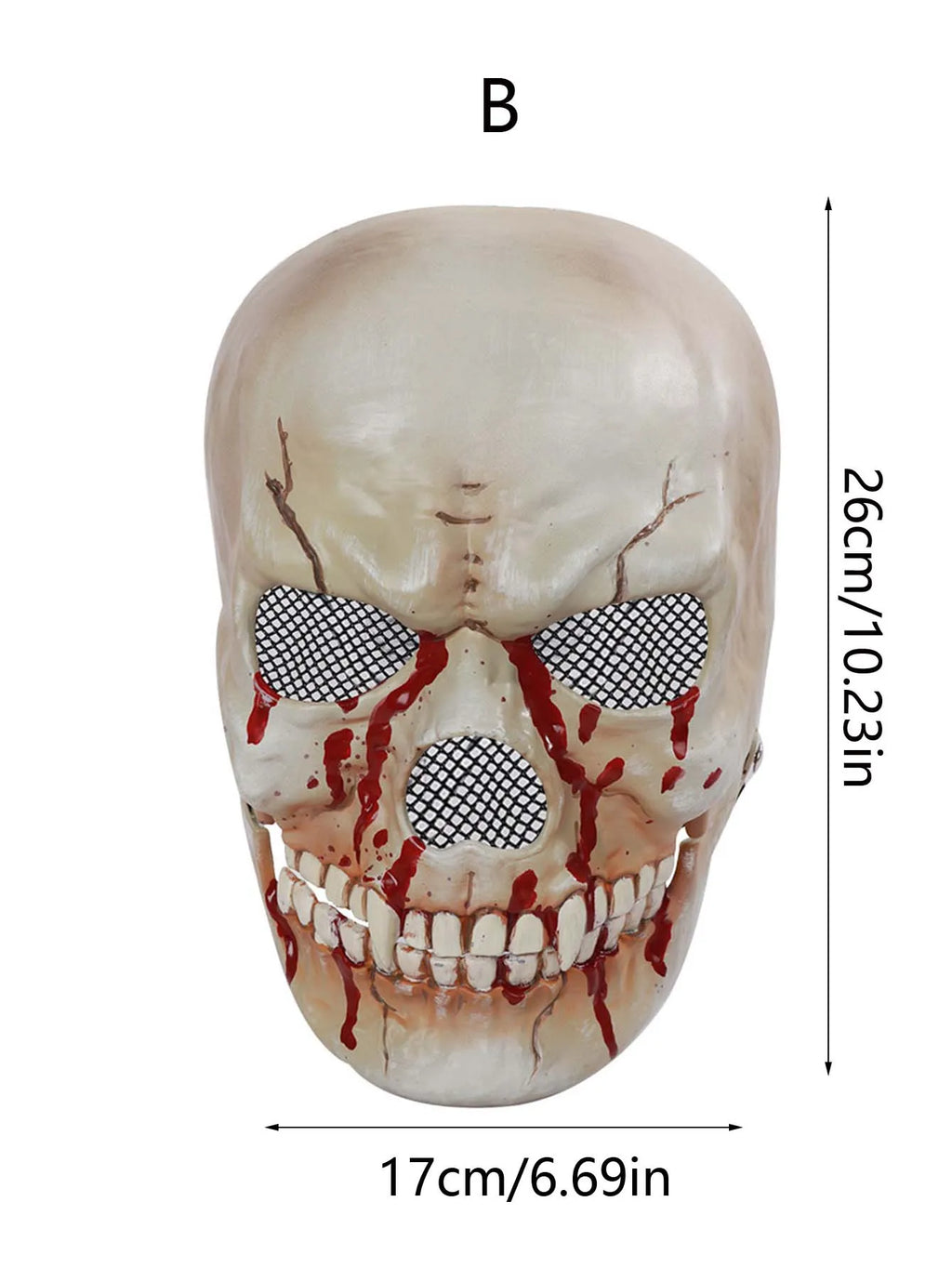 Moving Mouth Skull Mask