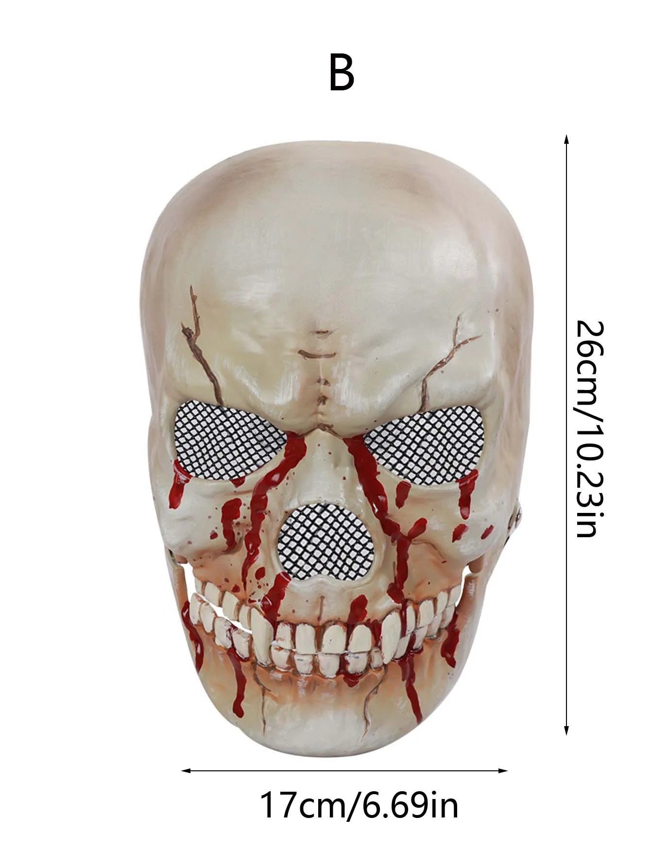 Moving Mouth Skull Mask