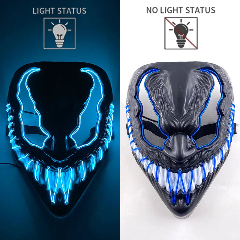 LED Hacker Vendetta Mask