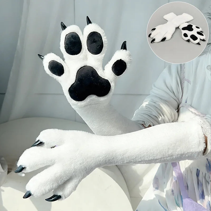 Plush Fursuit Claw Gloves
