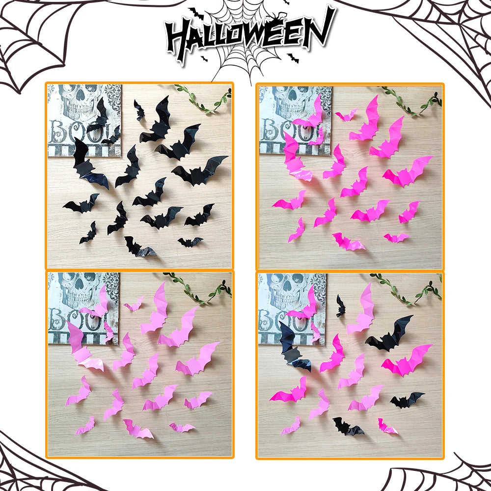 3D Wall Bat Decals