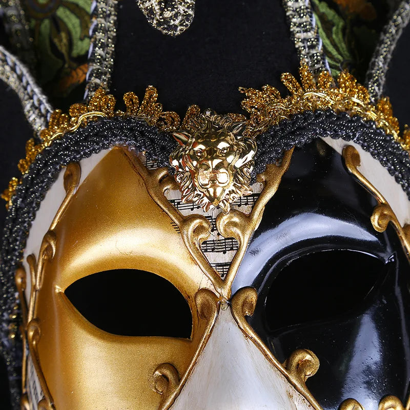 Retro Venetian Clown Mask